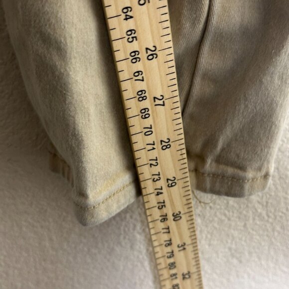 Demolition Cargo Punk Khaki Moto Pant Slim Front Pockets Tech Men 28x29 Y2K - Picture 4 of 16